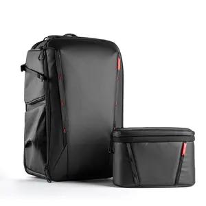 PGYTECH OneMo 2 Backpack 25L Space Black with High-Performance Back Panel & Wide Waist Strap for Enhanced Comfort. Game changer for photographers & videographers.