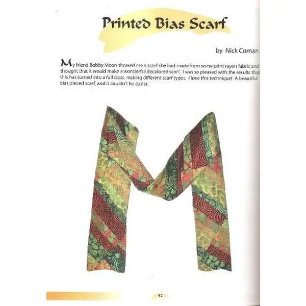 USED Book - Fabric Color Magic: Stamp, Stencil & Brush Your Art Out with deColourant by Abby Riba (Paperback) - english
