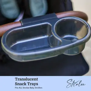 Strolee Baby Stroller Snack Tray- Fits Strolee Single, Double, & Baby+