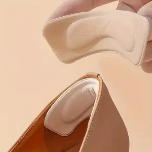 6pcs Anti-Dropping Heel Sponge Inner Paste, Anti-Skid Shock Absorption Foam Lining, High-Heeled Shoes & Boots, All-Day Comfort, Shock Absorbing Insoles