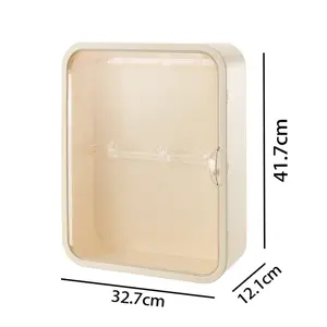 Wall-mounted display cabinet for action figures, Lego toys, Miu Miu dolls, plastic display boxes for cosmetics, storage boxes for cosmetics