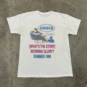 Vtg Oasis Loch Lomond Knebworth Tour 1996 Shirt US Size: S-6XL, All Colors, Gift for Women Men, Made In USA, 100% cotton, Classic Fit, Unisex T-Shirt