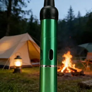 Camping Essential Windproof Lighter with Storage Bag, Reusable Flameless Lighter for Campfire, Hiking, Emergency,6-15 Days Delivery