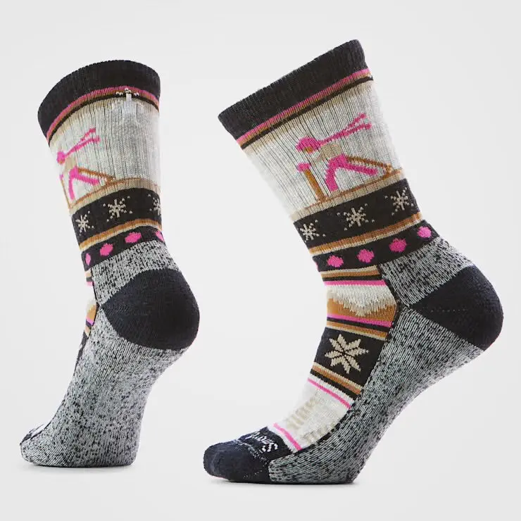 Smartwool Everyday Cozy Alpine Après Crew Socks - (Unisex) - Charcoal