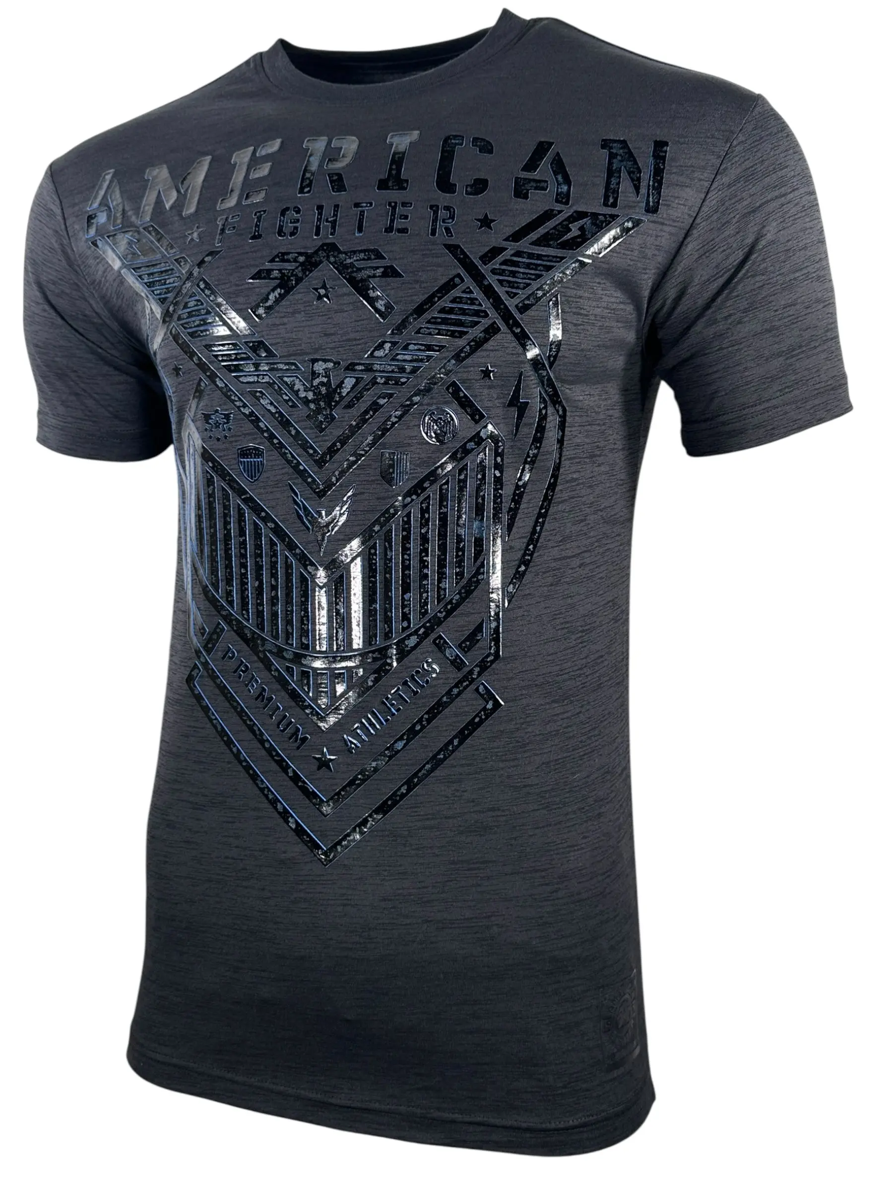 American Fighter Men's Cotton-Polyester Graphic Short-Sleeve Casual Tee, Menswear Top, Men's T-Shirts, Shortsleeve, Tshirt, Fashion Apparel, Athletic