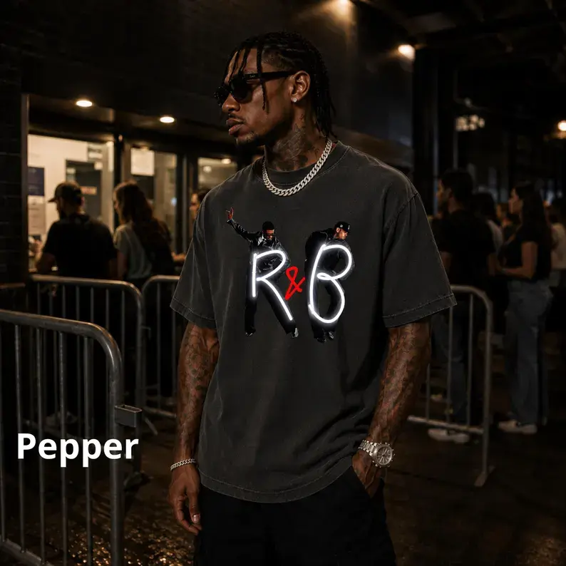 [Sale Off 50%] Comfort Colors Ch.Brown Usher Raymond The R&B Tour 2026 Unisex Tee, Retro R&B Tour Inspired Shirt, Classic Soul Singer Fan Music T-Shirt