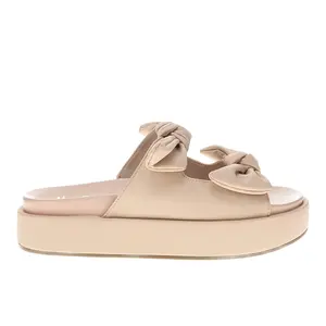 Corkys Womens Lil Bit Knotty Platform Casual Sandals Casual Mid Heel 2-3" - Beige