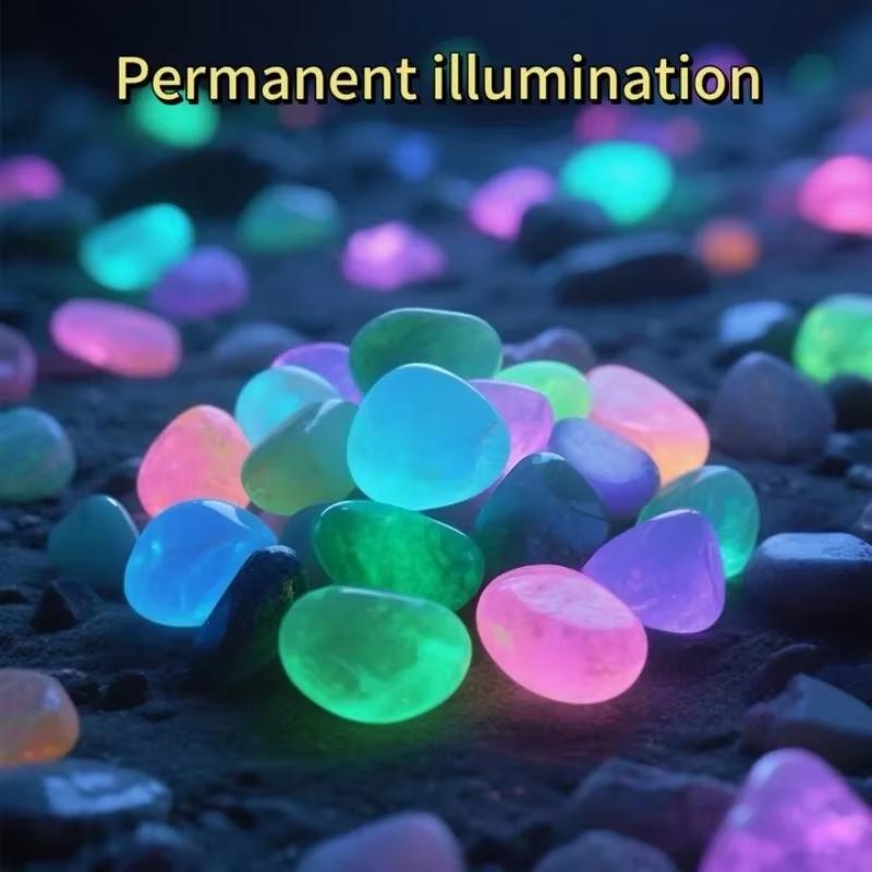 100-1000Pcs Garden Decor Luminous Stones Glow in the Dark Decorative Pebbles Outdoor Fish Tank Decoration Aquarium Accessorie NONE 100-1000Pcs Garden Decor Luminous Stones Glow in the Dark Decorative Pebbles Outdoor Fish Tank Decoration Aquarium Accessorie NONE