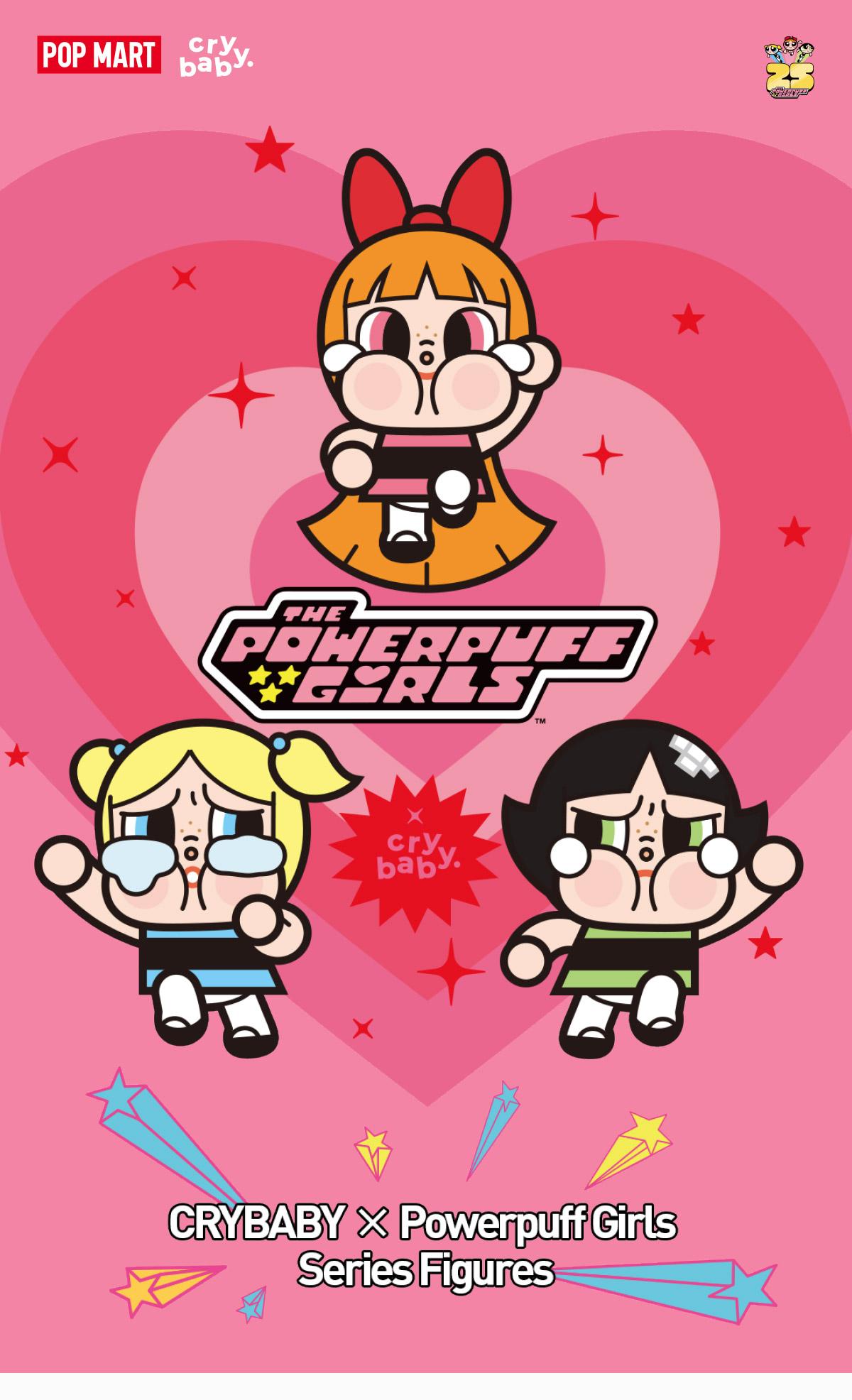 POP MART CRYBABY × Powerpuff Girls Series Figures, Blind Box