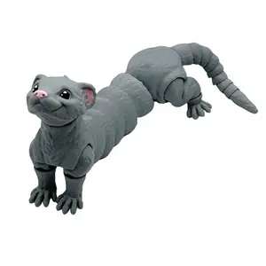 Vexxia Giant Life Sized Articulated Ferret Figurine