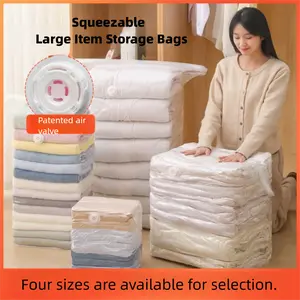 Squeezing  Thickened  Vacuum Storage Bags, Large Three-Dimensional Compression Bags, Space-Saving Wonders, Suitable For Clothes, Cotton Quilts And Other Bedding, Suitcases, Sealed Travel Bags.