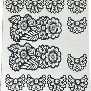 Henna Stencils -  Full hand design for temporary Henna tattoos. Unique Patterns, Suitable for Various Occasions and Events