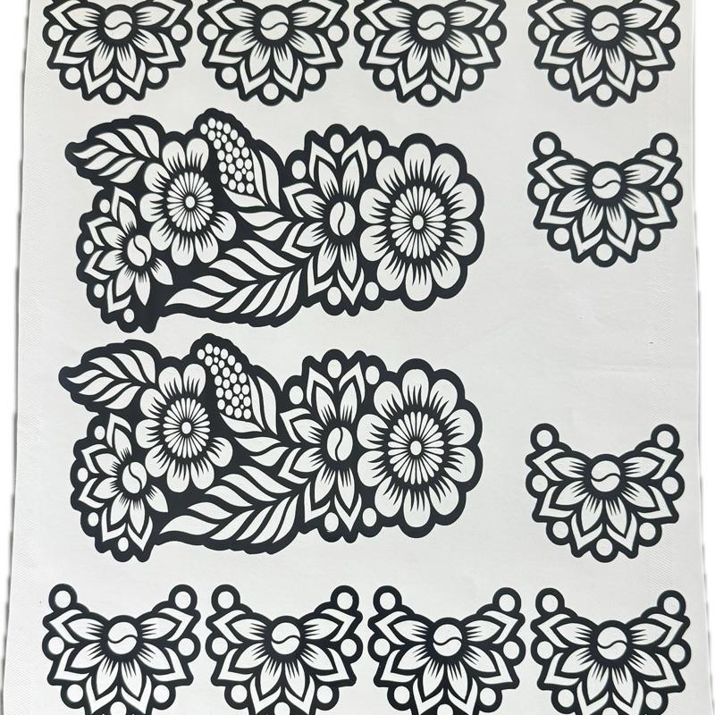 Henna Stencils -  Full hand design for temporary Henna tattoos. Unique Patterns, Suitable for Various Occasions and Events