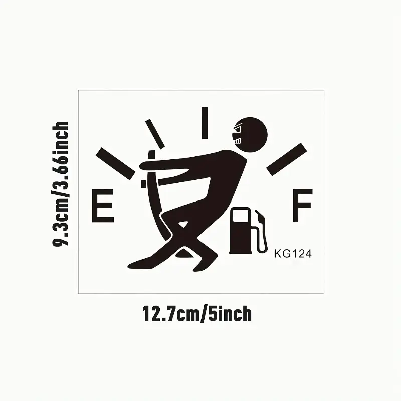 Humorous and funny car stickers for gas tank cover stickers, trucks, motorcycles, car windows, holiday gifts, easy to apply, for families, suitable for all vehicles