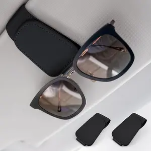 Sunglass Clips for  Visor, 2pack  Leather Glasses Eyeglass Hanger Clip for ,  Sunglass Visor Holder  Visor Accessories