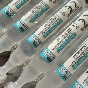 Shusher Care Saline Ampoules – Sterile Single-Use Saline Solution for Nasal, Wound & Piercing Care