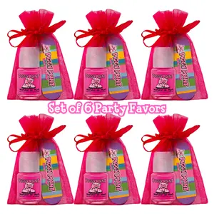 Set of 6 Party Favors - Piggy Paint Kids Non-toxic Nail Polish
