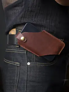 Mobile Phone Storage Belt Bag Waist Bag Sturdy Durable Cell Phone Sheath Cell Phone Holster with Belt Clip for Belt Loop Women Men Sports Running Casual Waist Bag
