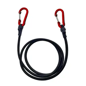 Elastic Rope with Double-ended Buckle, 1 Count Durable Elastic Tie Down Rope Adjustable Ropes, Outdoor Sports Accessories for Camping, Hiking, Cycling, Travel