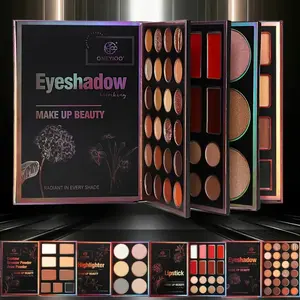 55 Color Makeup Palette, All-In-One Eyeshadow Highlighter Blush Lipstick, Waterproof Sweatproof, Ideal for Beginners & Professionals