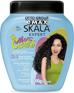SKALA Mais Cachos for hair type 3ABC - 2 IN 1 Conditioning Treatment Cream and Cream To Comb Large Pack Conditioner Haircare Lightweight Moisture
