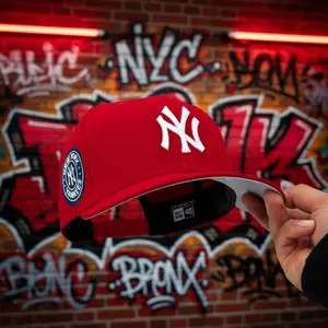 Vintage High Crown Flat Brim Fitted Baseball Cap Unisex, Premium Streetwear Hat For Men.