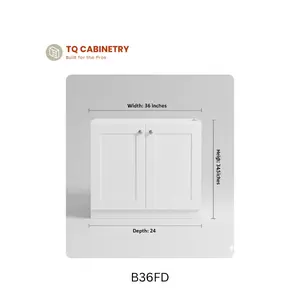 36” Base Cabinet Box Only | No Drawer | RTA Kitchen Cabinet | TQ Cabinetry