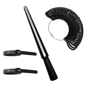 1 Set Ring Measuring Tool, Ring Sizer Guage for Women & Men, Jewelry Making Measuring Tool Kit
