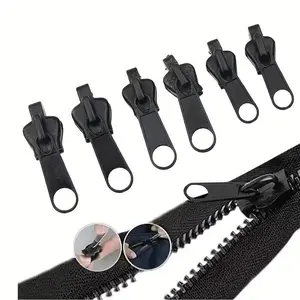 Instant Zipper Repair Kit, 6 Counts Replacement Zipper, Sewing Accessories for Home & Travel