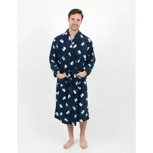 Mens Fleece Polar Bear Robe