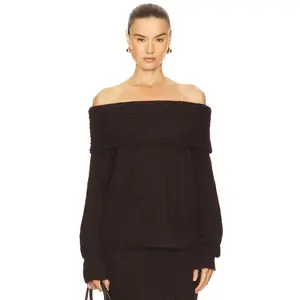 Line & Dot Ophelie Sweater in Chocolate