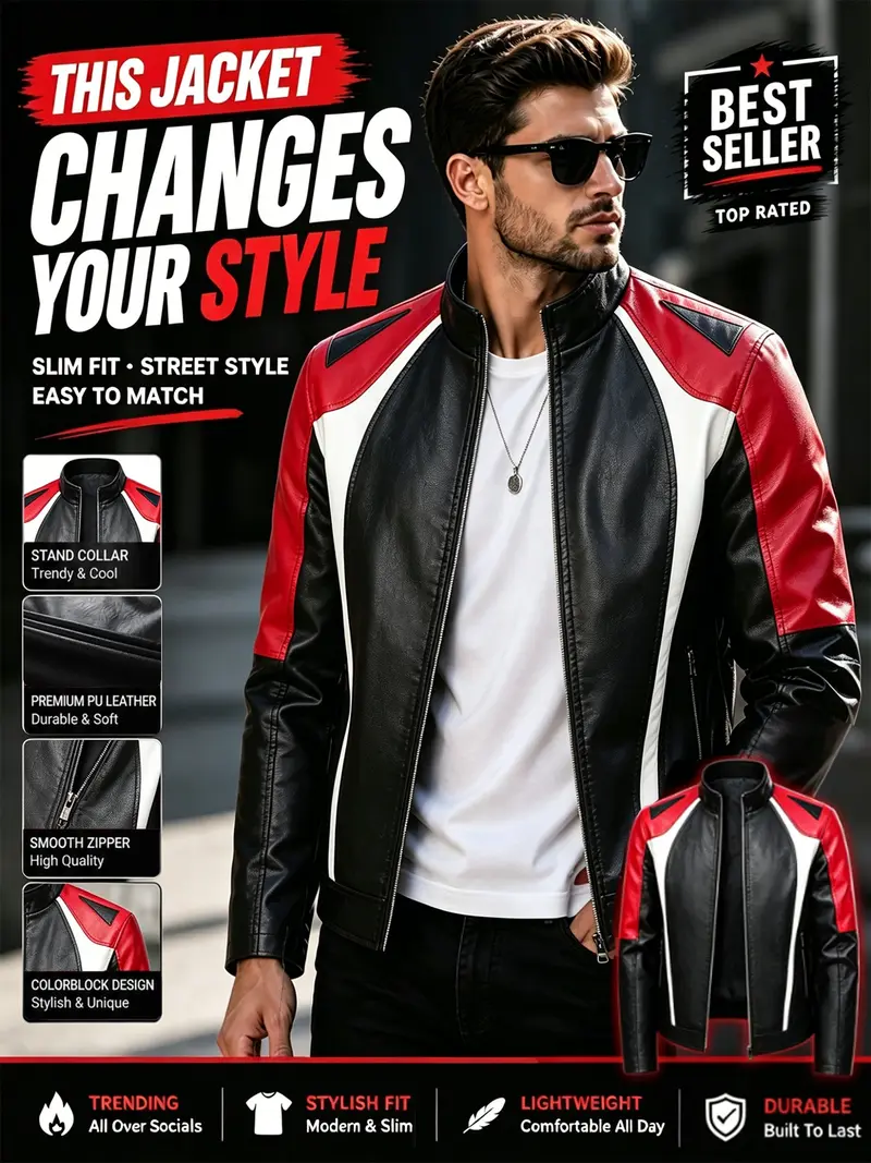 ジャケット・アウター 00s archive multi design leather jacket 2000s leather jacket mens - TikTok Shop