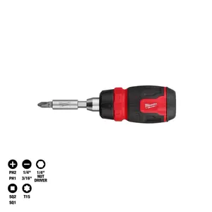 Milwaukee 48-22-2913 8-in-1 Ratcheting Compact Multi-Bit Screwdriver