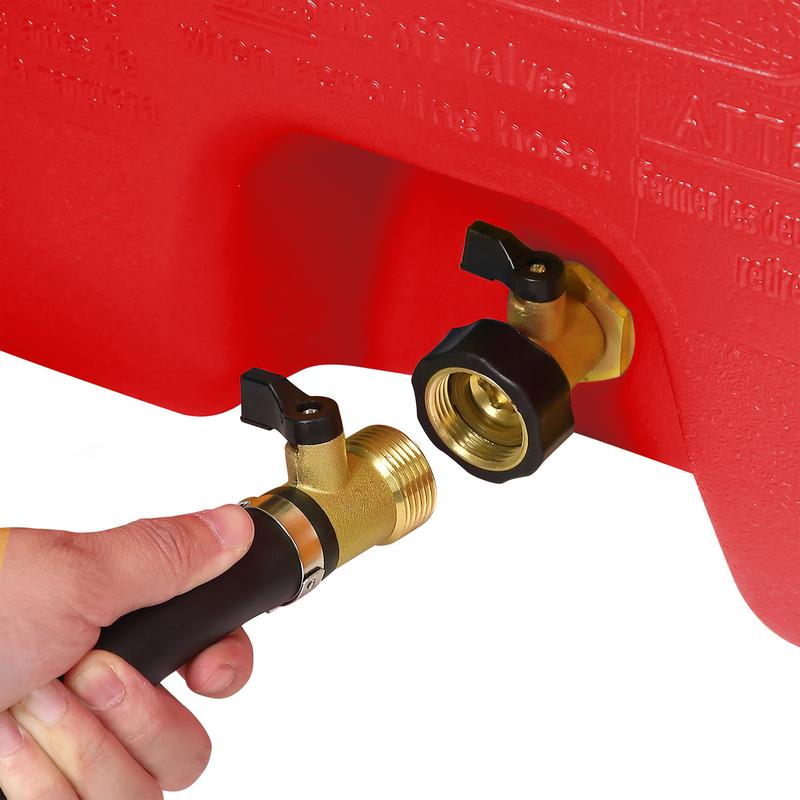 GARVEE 15Gal Titan Series Heavy-Duty Fuel Can with LE Pump, Spill-Proof Valves & Reinforced Strap for Marine, Industrial, Agricultural Use - Durable & High-Flow Performance