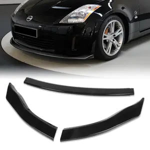 GT-Style Front Bumper Lip Body Kit Spoiler Compatible with 2006 - 2009 Nissan 350Z Bumper