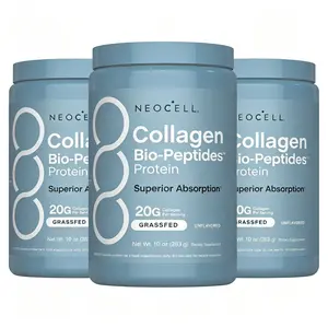 3X NeoCell Collagen Bio-Peptides Powder - 10oz - Superior Absorption - Grassfed Protein Supplement - Advanced with 18 Essential Amino Acids