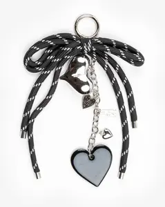 Midnight Heartfall Bag Charm