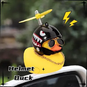 Patitos Belicos: large helmet Dragonfly car  rubber Duck - accessories decoration: simple and lightweight, high turn-back rate