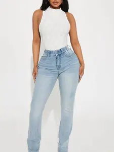 She Stands Out Tummy Control Bootcut Jeans - Medium Wash