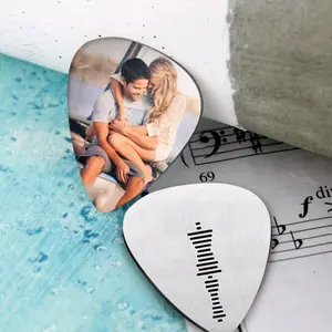 Custom Photo Scannable Code Music Guitar Pick - 1PCS
