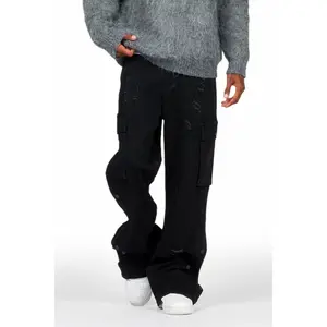 Kuiper Black Baggy Fit Jean
