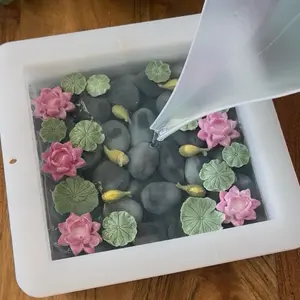 Square Silicone Soap Mold 6x6in for Soap Making DIY Projects Flexible Durable Reusable