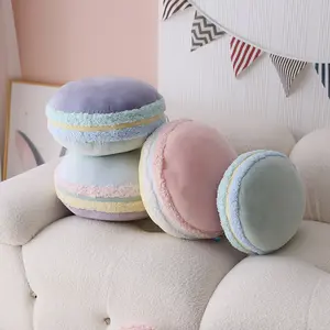 ins Macaron round throw pillow girl heart sofa bay window sleeping pillow children's room photo ornament Nordic style