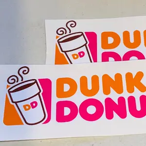 Dunkin decal