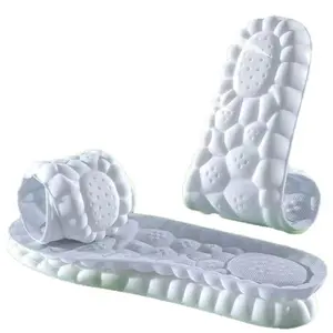 Three Pairs 4D Cloud Foam Insoles for Men & Women, Ultra Soft Anti-Fatigue Shoe Inserts, Shock Absorption & Foot Pain Relief Insoles for All-Day Standing