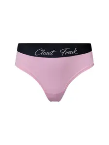 Closet Freak Thong Pink Comfort Polyester Spandex