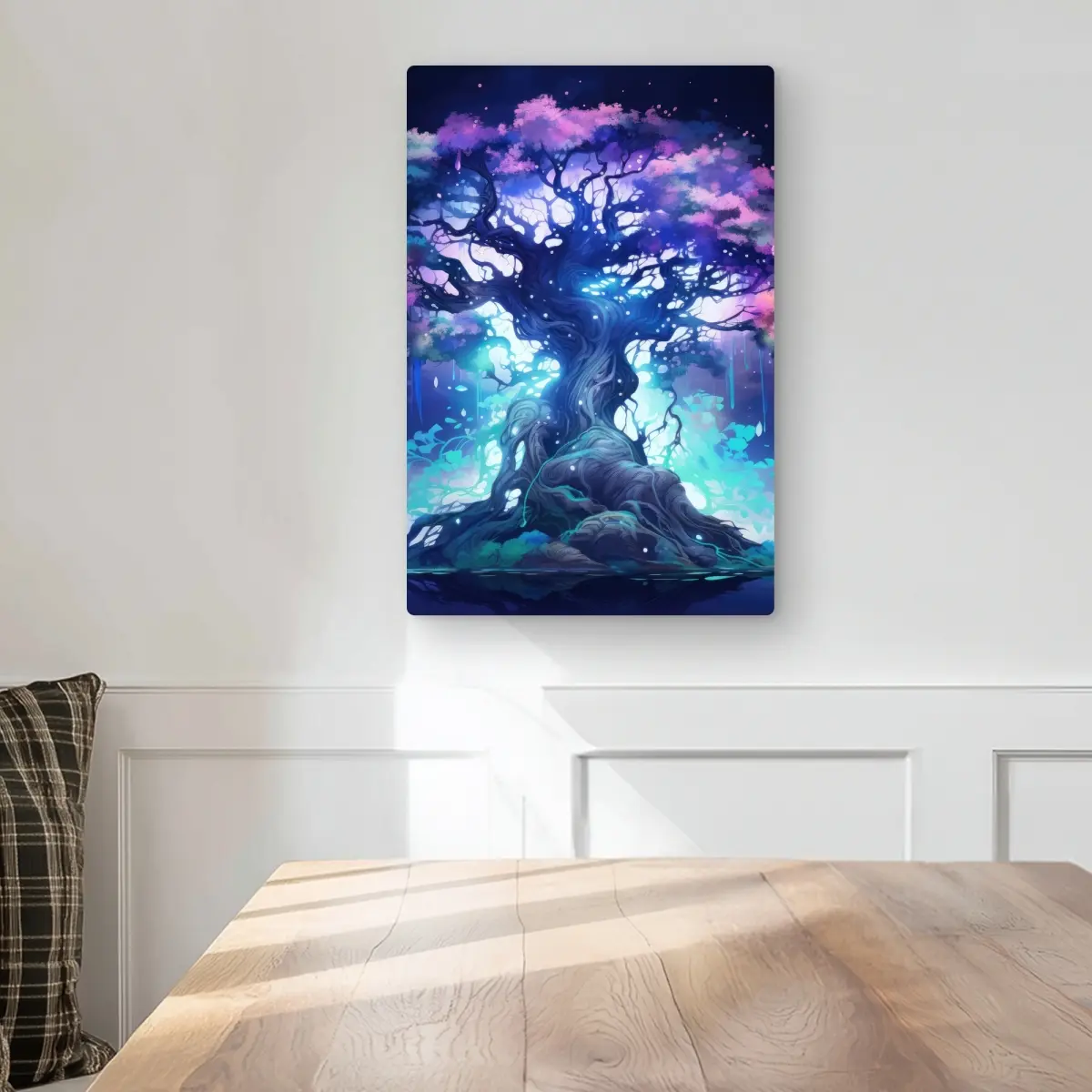 MWW C1MP1218LY67UK 12 x 18 in. Make A Wish - White Metal Print Wall Art for Home Decor - Stylish Art