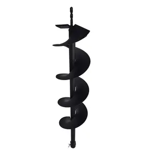 6-inch Auger Bit 3/4-inch Inside Diameter Gas Driven Auger Bit for Rear Fence Hole Digger