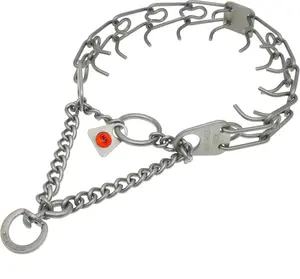 Matte Stainless Steel Scratch Resistant Dog Collar with Swivel D-Ring Training Collar for Small Dogs (16In X 2.25Mm (Neck Size up to 13 In) | Matte)