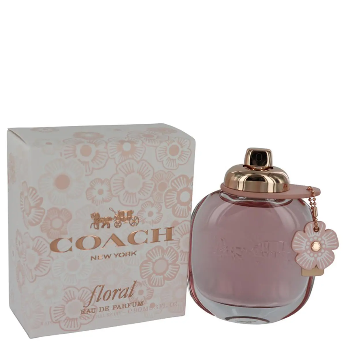 Coach Floral Eau de Parfum, Women's Floral Fragrance Spray, A Signature Scent for Natural Beauty, 3 oz Bottle Size, Floral Fragrances, Bottle Size Women's Fragrance